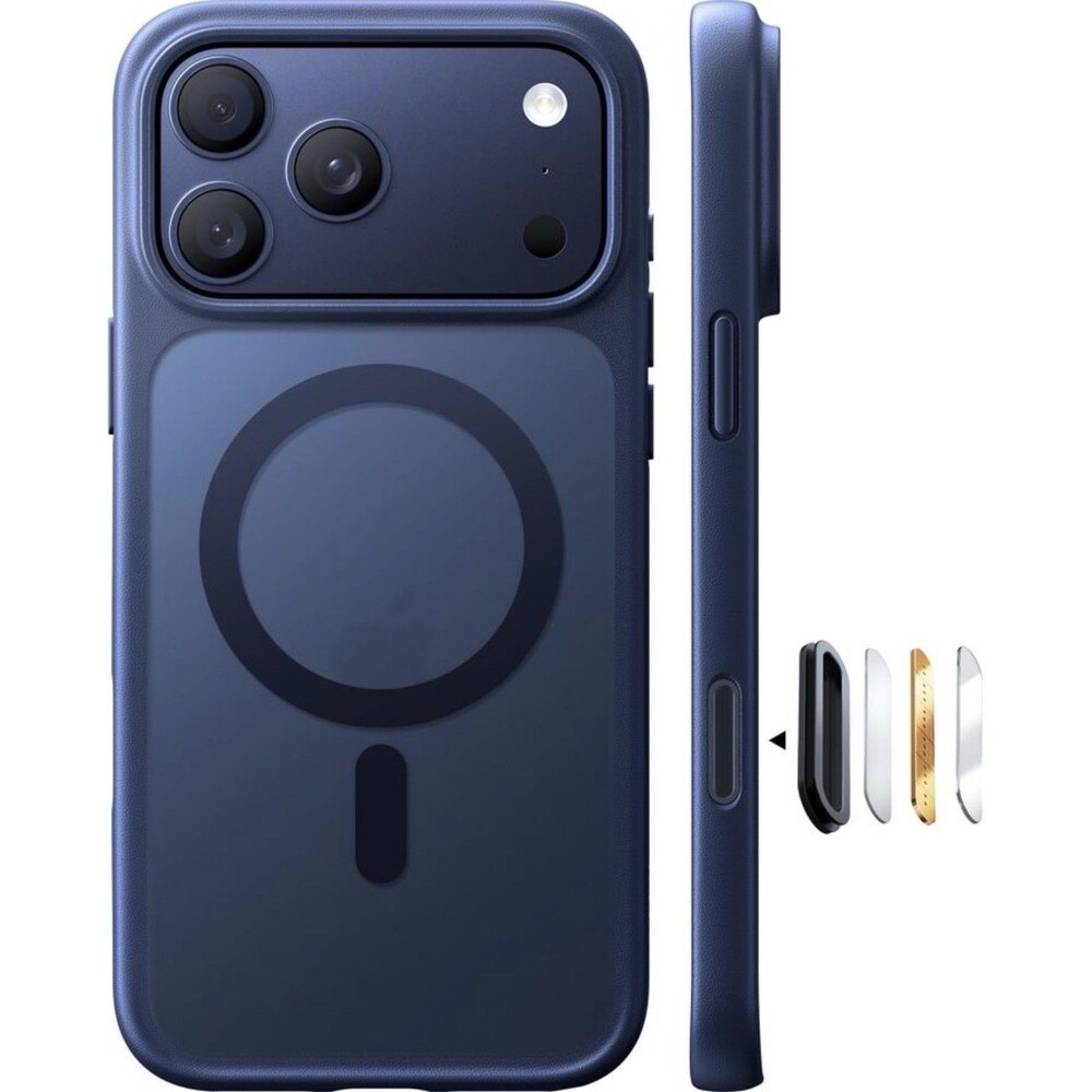 TORRAS iPhone 17 Pro Magnetic Shockproof Case Blue, Military-Grade Protection